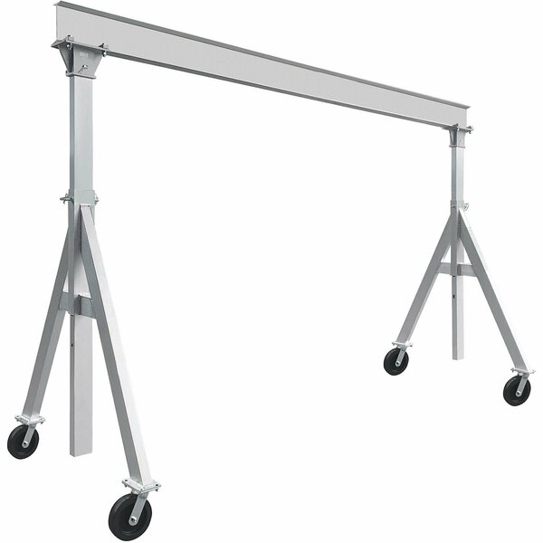 Global Industrial Adjustable Height Aluminum Gantry Crane, 12ftW x 9ft6in-12ftH, 4000lb Lb. Cap. B2262132